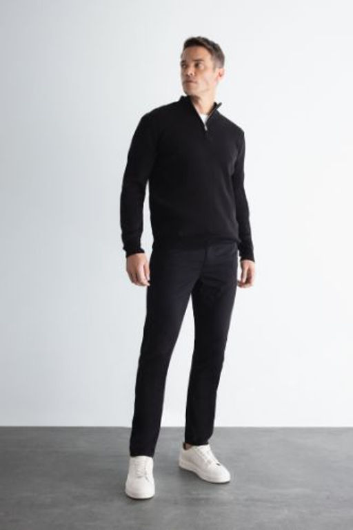 Chino Kanvas Pantolon Slim Fit Dar Kesim Pamuklu Esnek Dar Paca
