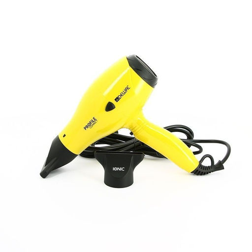 Dewal Профессиональный фен для волос / Profile Compact 03-119 Yellow, желтый, 2000 Вт  фото 3