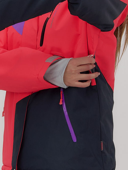 Горнолыжный костюм женский зимний малинового цвета 02805M - Mtforce фото 6