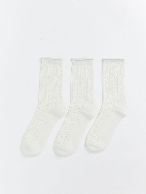 Ajurlu Kad?n Soket ?orap 3l?