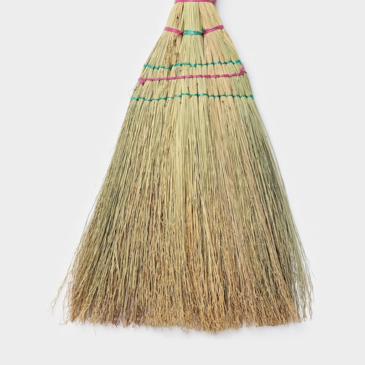 Веник 3-х лучевой 3-х прошивной «Сорго», 380 г, 90 см, нить