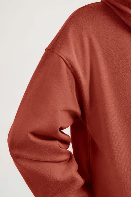 Арт. 15115 Худи женское с капюшоном 46-54 (5 шт) Цвет:терракотовый - Калинка фото 6
