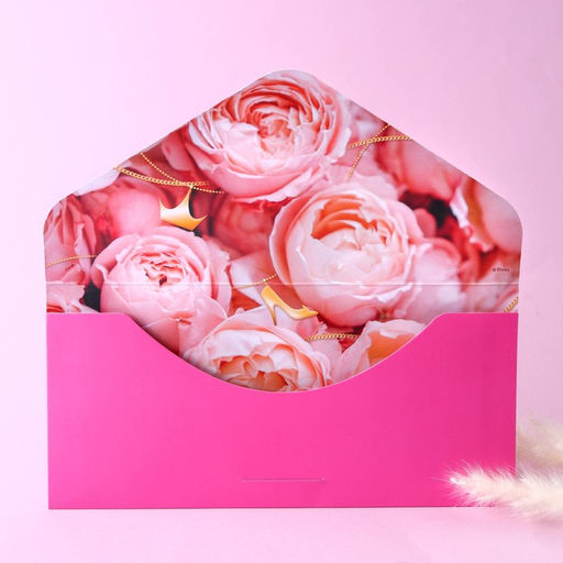 Конверт для денег, софт тач, 19 х 9 см «Слушай своё сердце», Принцессы