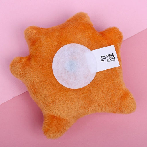 Цена за 6 шт. Мягкая игрушка-магнит Milo toys «Люблю», кот