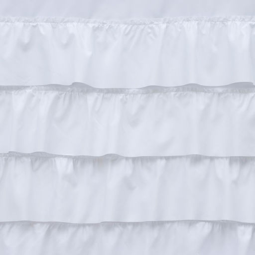 Штора для ванной «Ла Каса», с люверсами, 180×180 см, полиэстер, белая