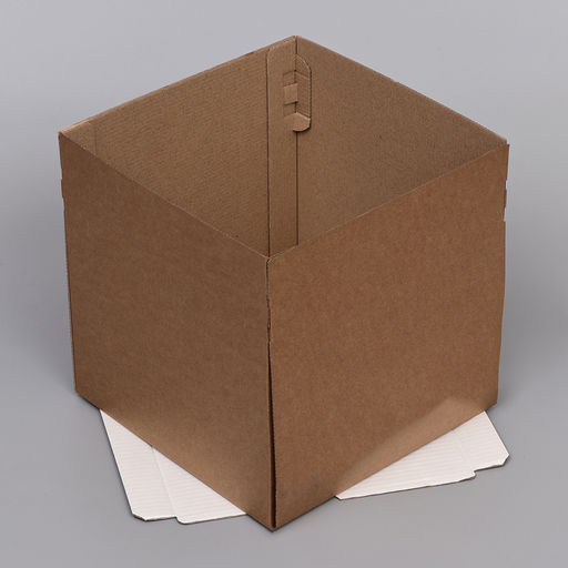 Цена за 5 шт. Кондитерская упаковка с окном, крафт, 30 х 30 х 30 см - UPAK LAND фото 8