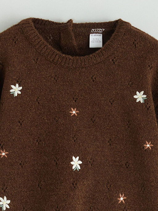 Bisiklet Yaka K?z ?ocuk Kazak