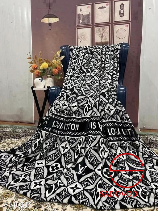 Плед с принтом 180*200 см.
