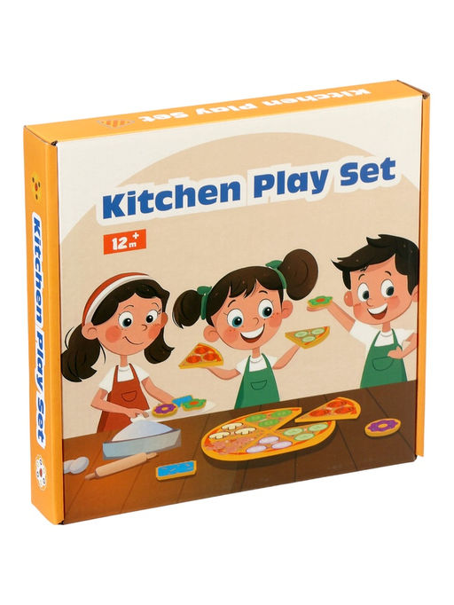 Деревянный кухонный набор - сортер «Пицца»