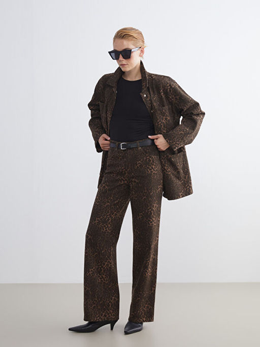 Straight Fit Kad?n Jean Pantolon