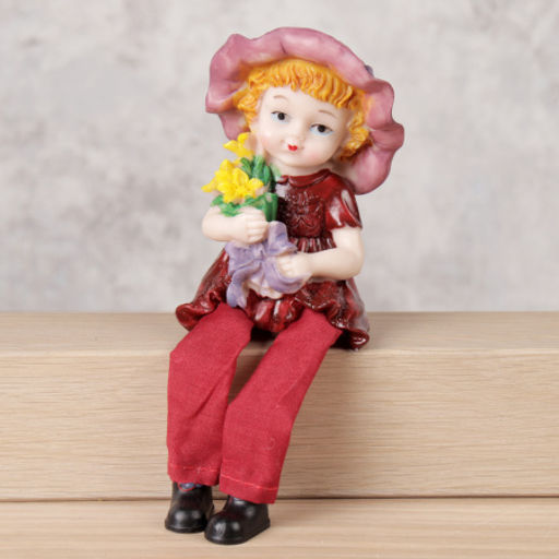 Цена за 4 шт. Фигурка Мальчик,Девочка висячие ножки 11 см / XC940 /уп 4/240/ - ГалеонТрейд фото 7