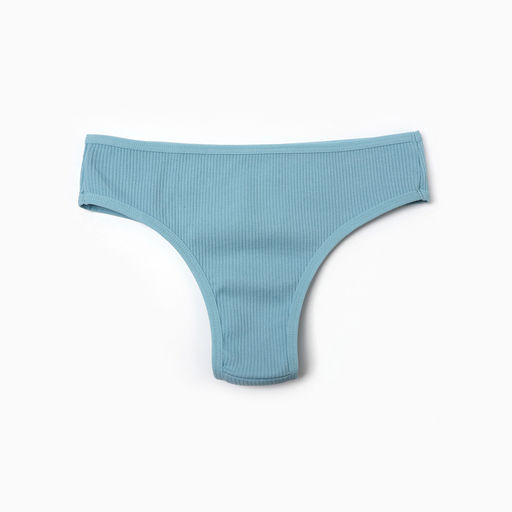 Трусы женские бразильяна MiNiMi, голубые, размер 50 (XL)