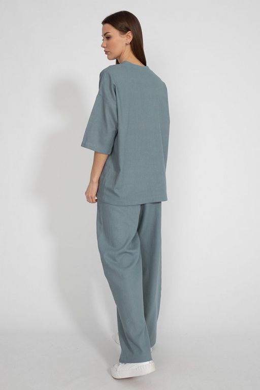 Льняная туника 4075 - Kivviwear фото 3