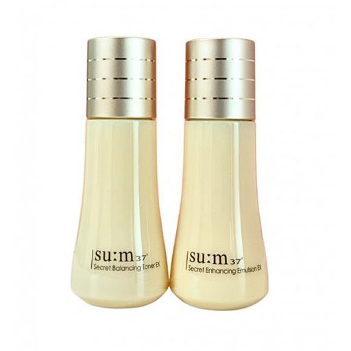 Тонер и эмульсия антивозрастные ферментированные SU:M37 Secret Balancing Toner & Enhancing Emulsion, 20ml+20ml