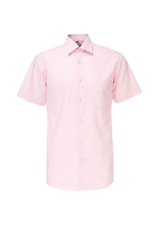 Сорочка мужская короткий рукав GREG 620/309/LT ROSE/Z  фото 4