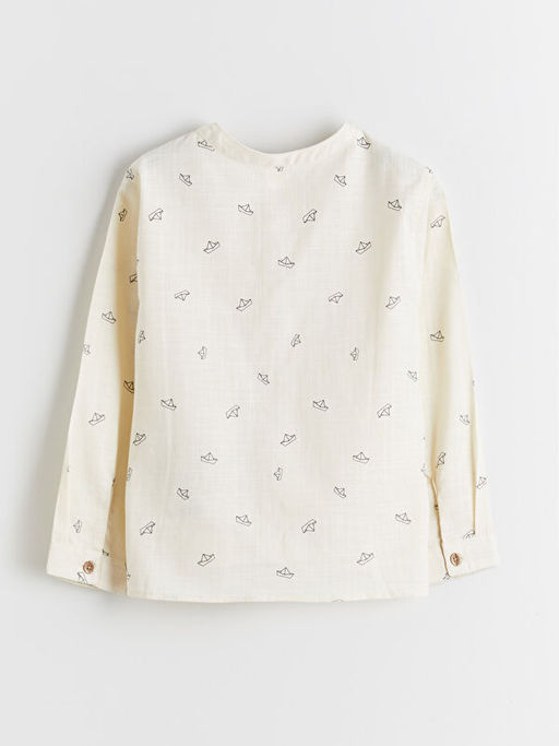 Hakim Yaka Erkek ?ocuk Poplin G?mlek