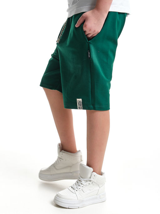 Шорты свободного кроя для мальчиков подростков 22-7638 черный - Mini maxi фото 7