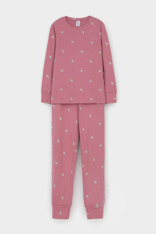 К 1552/пепельная роза,смешные зебры пижама дет