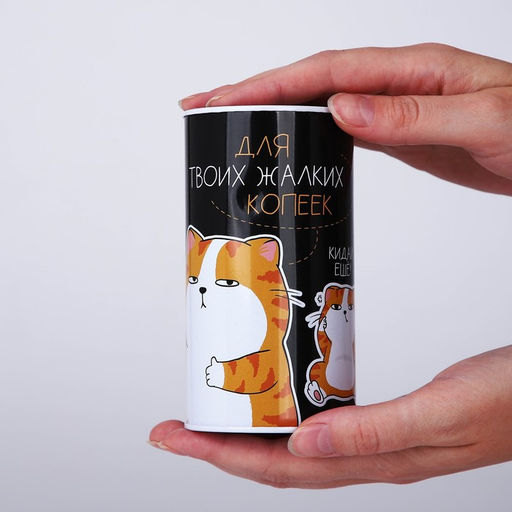 Копилка «Для твоих копеек», 12×6.5 см