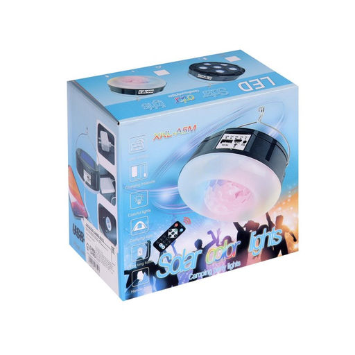 Садовый светильник на солнечной батарее Дискошар, 13613 см, 6 LED, пульт ДУ, свечение RGBW - Luazon lighting фото 10