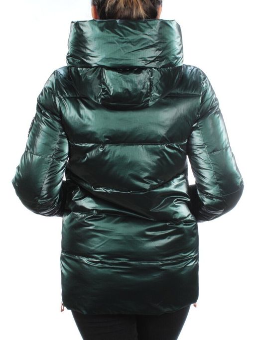 8018 DK. GREEN Пальто женское зимнее JARIUS (200 гр. холлофайбера) - Fashion фото 5
