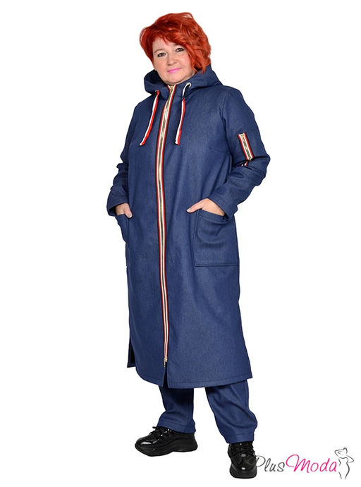 Пальто Модель №1771 размеры 44-84 - Plusmoda фото 8