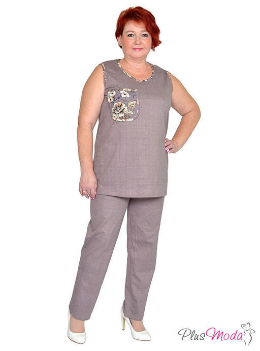 Брюки Модель №1508 размеры 44-84 - Plusmoda фото 3