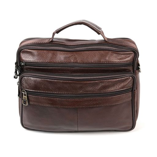 Мужская кожаная сумка 8109 Браун