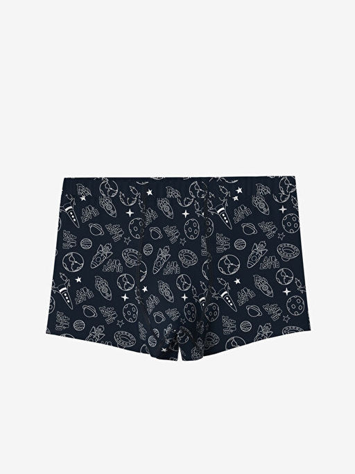 Bask?l? Erkek ?ocuk Boxer 3l? - Waikiki фото 2
