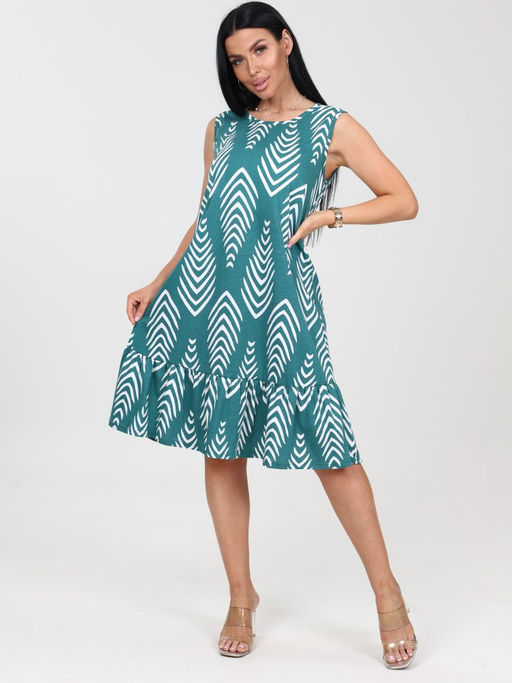 НИКА ПЛАТЬЕ ЖЕНСКОЕ (Зелёный) - А-дина фото 4