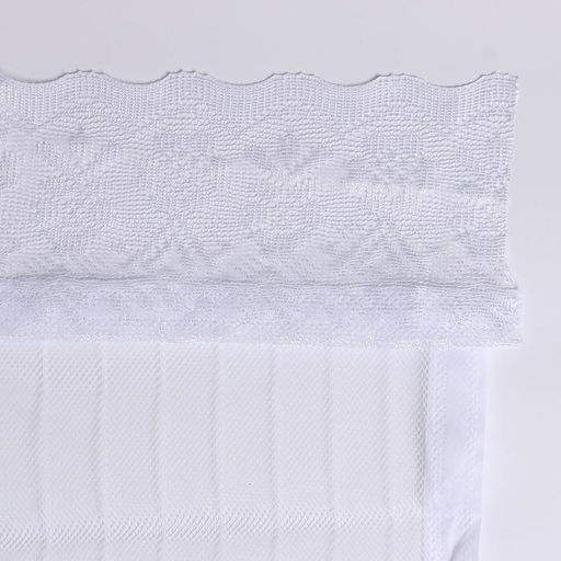 Сетка москитная для дверей, 100×210 см, на магнитах, белая