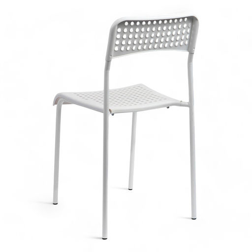Стул сетчатый, с перфорацией, 380×400×900 мм, белый
