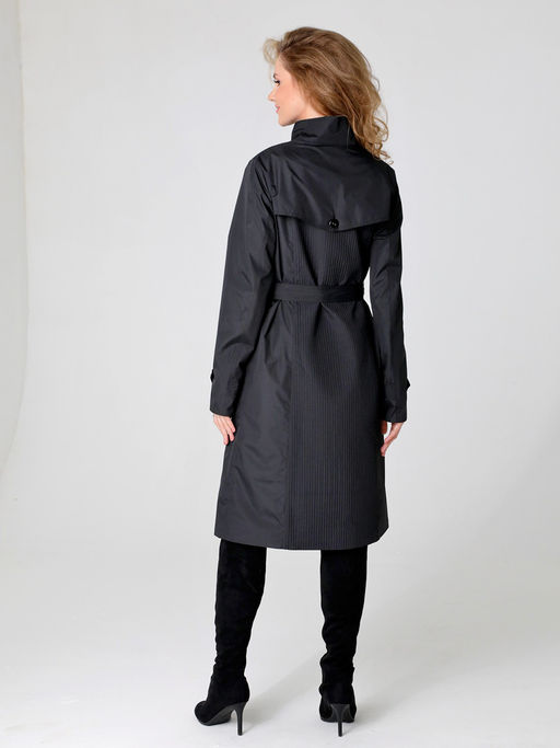 24132 Плащ черный - Dizzyway фото 8