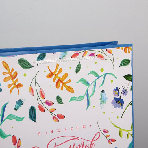 Цена за 2 шт. Пакет подарочный ламинированный, упаковка, Best wishes, L 28?38?9 см