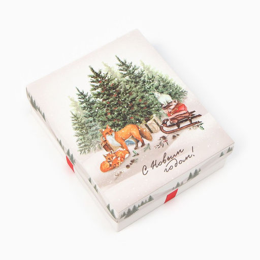 Набор махровых полотенец Этель «Лесные жители» 30×30 см - 5 шт., 100% хл, 340 г/м²