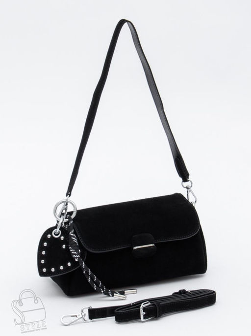 Сумка женская кожаная 6660VG black Vitelli Grassi