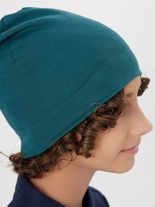 Шапка детская зеленая - Mark formelle фото 3