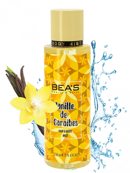 Мист для тела и волос Beas Body & Hair Vanille De Caraibes 250 ml  фото 2