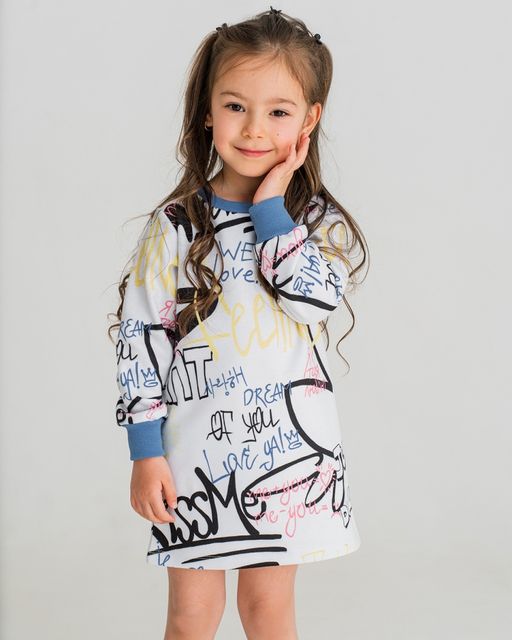 Платье-свитшот детское PSD024