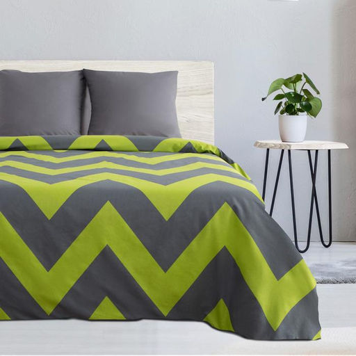 Постельное бельё Этель евро Зелёный шеврон 200х217, 240*220, 70х70-2 шт  фото 8