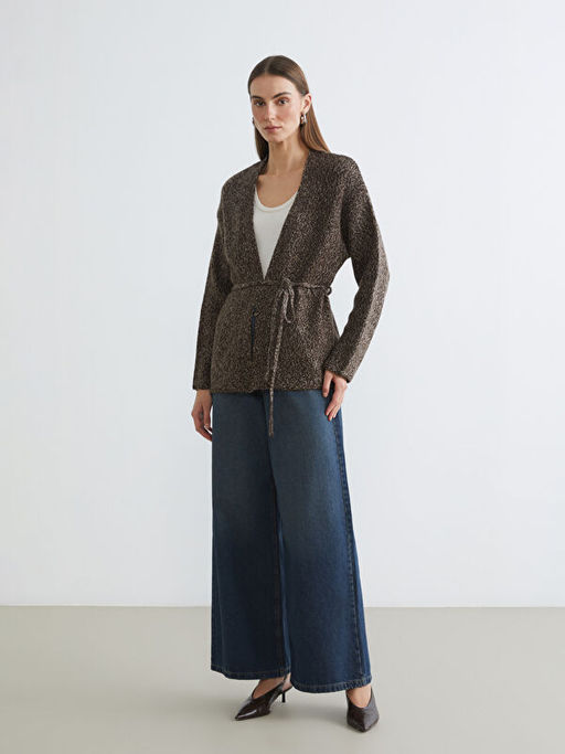 ?al Yaka Desenli Kad?n Triko H?rka