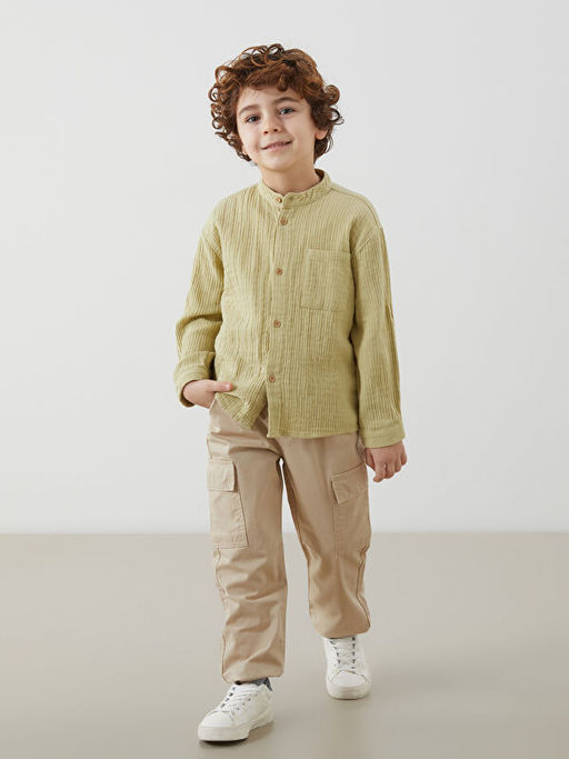 Hakim Yaka Basic Erkek ?ocuk G?mlek