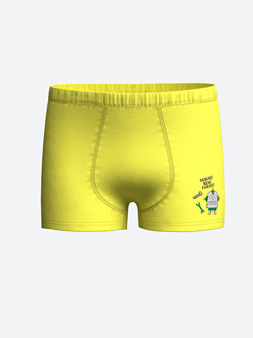 Bask?l? Erkek ?ocuk Boxer 3l? - Waikiki фото 3