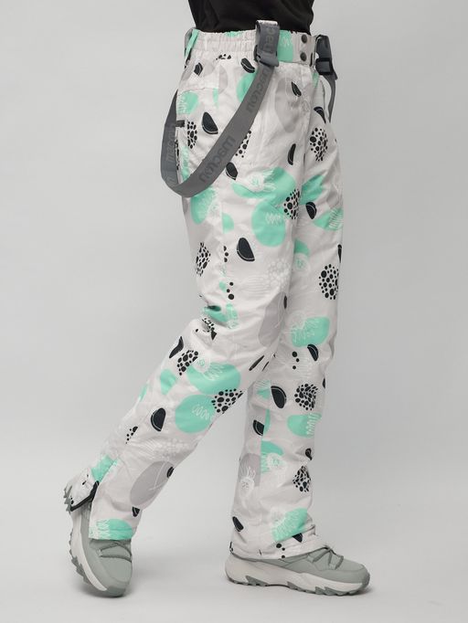 Горнолыжный костюм женский серого цвета 02302-1Sr - Chunmai фото 26