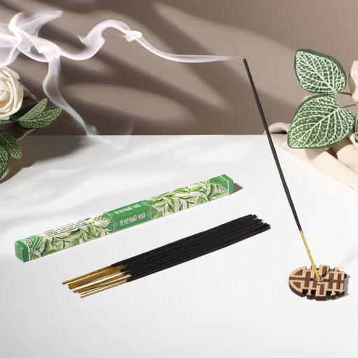 Цена за 4 шт. Благовония «Дыхание природы Зеленый чай», 8 палочек