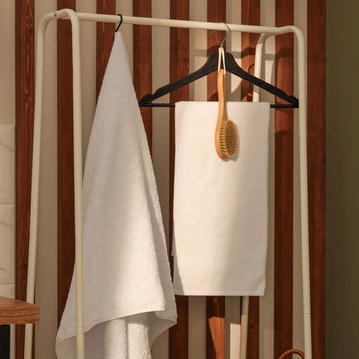 Полотенце махровое «Этель. Терри», 70×140 см, 100% хлопок, 430 г/м², белое