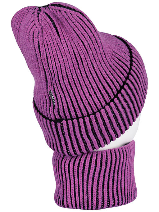 Комплект (шапка и снуд) 12з16624 джинс/черный - Nikastyle фото 13