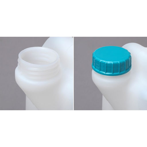 Канистра пищевая «Бочонок», 10 л, пластиковая, со сливом, белая