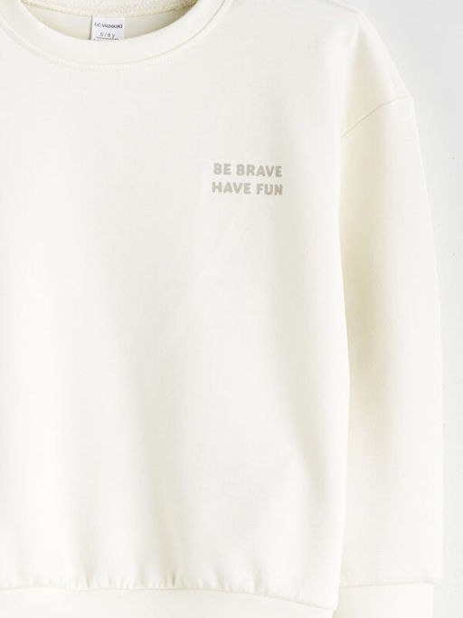 Bisiklet Yaka Erkek ?ocuk Sweatshirt