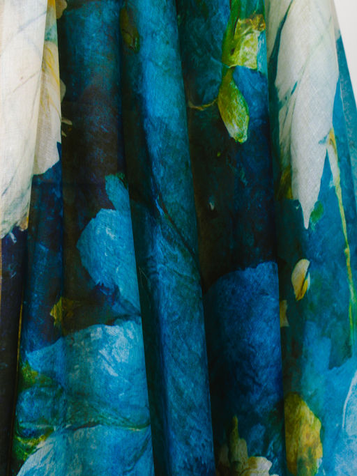 Большой мягкий очень нежный двусторонний палантин в стиле арт-деко - Tantino фото 6